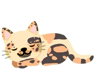 Sticker from The colors cat