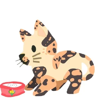 🥛 emoji The colors cat Telegram sticker 9 of 9