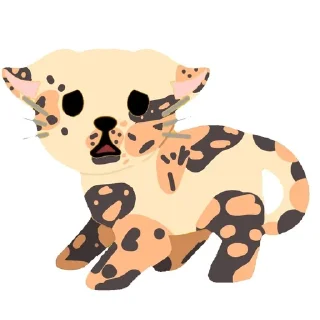 😿 emoji The colors cat Telegram sticker 5 of 9