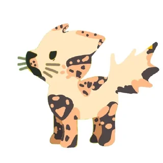 Sticker from The colors cat