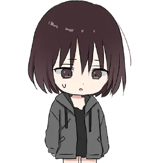 😪 emoji Мрачная девушка @Nyasticks Telegram sticker 13 of 41