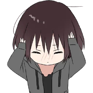 😣 emoji Мрачная девушка @Nyasticks Telegram sticker 21 of 41