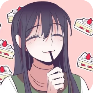 Sticker from Девушка в клетке
