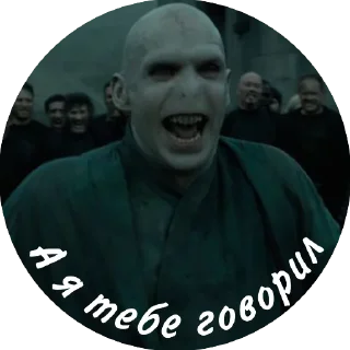 😏 emoji Мем Волди @stickers_HarryPotter Telegram sticker 22 of 40
