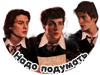 🤔 emoji Мародёры @stickers_HarryPotter Telegram sticker 5 of 30