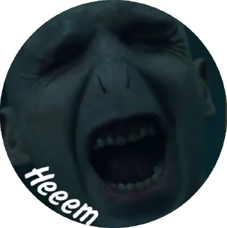 😨 emoji Мем Волди @stickers_HarryPotter Telegram sticker 5 of 40