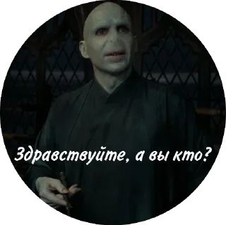 👋 emoji Мем Волди @stickers_HarryPotter Telegram sticker 19 of 40