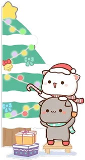 ☃️ emoji all @mochipeachcats stickers, Winter&Holidays Telegram sticker 18 of 69