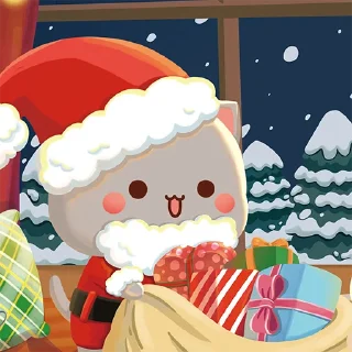 🎅 emoji all @mochipeachcats stickers, Winter&Holidays Telegram sticker 13 of 69