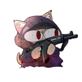 🫡 emoji Neko ark by @Neko_ark2 :: @gptVPNrbot Telegram sticker 10 of 61