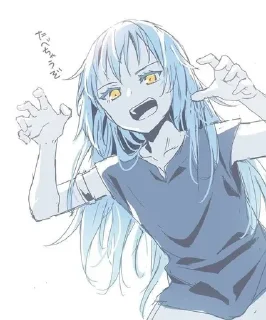 💧 emoji Римуру Темпест. Telegram sticker 1 of 120