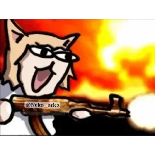 🔥 emoji Neko ark by @Neko_ark2 :: @gptVPNrbot Telegram sticker 2 of 61