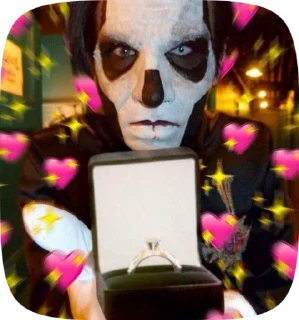 💍 emoji листен ту гост Telegram sticker 12 of 58