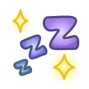 😴 emoji My animation Telegram sticker 5 of 75