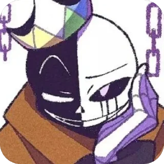 Sticker from KingMultiverseSans @UndertaleDeltaruneStickersArts