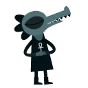 😌 emoji Nights In The Woods Telegram sticker 18 of 24