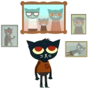 💭 emoji Nights In The Woods Telegram sticker 10 of 24