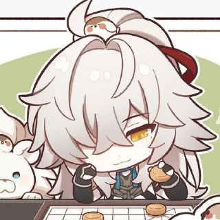 🦁 emoji 𝕁𝕚𝕟𝕘 𝕪𝕦𝕒𝕟 ❦ @wwkness @StickersStarRail Telegram sticker 15 of 73