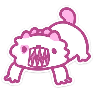 👹 emoji Кошечка Смешнявка @Nyasticks Telegram sticker 20 of 49