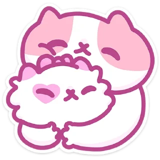 🤗 emoji Кошечка Смешнявка @Nyasticks Telegram sticker 17 of 49