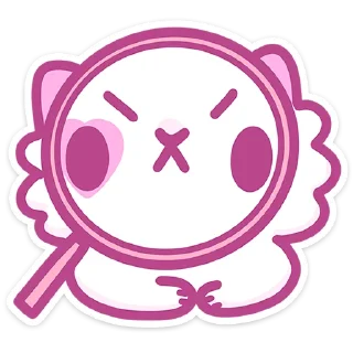 🧐 emoji Кошечка Смешнявка @Nyasticks Telegram sticker 24 of 49