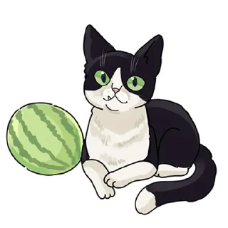 🍉 emoji Летучий Арт Стики @pixel_gifs Telegram sticker 14 of 20