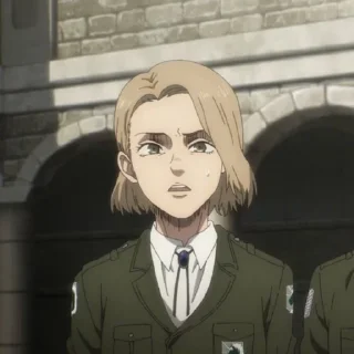 😐 emoji Attack on titan Telegram sticker 3 of 34