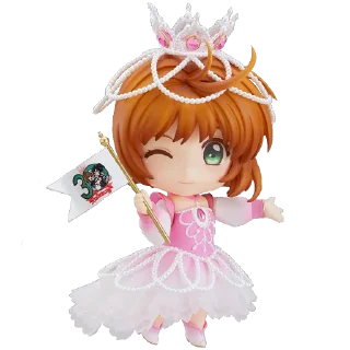 🏳 emoji 🌸Nendo Cardcaptor Sakura @CardcaptorSakuraDaily Telegram sticker 19 of 85