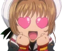😍 emoji Cardcaptor Sakura Telegram sticker 4 of 13