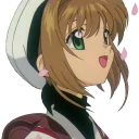 😀 emoji Cardcaptor Sakura Telegram sticker 8 of 13