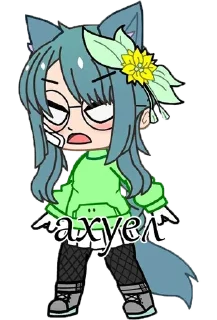 Sticker from Gacha says