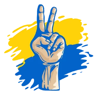 Sticker from Pray for Ukraine