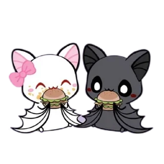 😋 emoji @sexreligionsex ^^cuddly bats Telegram sticker 18 of 20