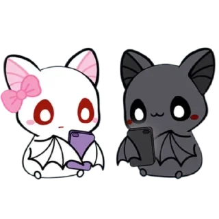 🎰 emoji @sexreligionsex ^^cuddly bats Telegram sticker 5 of 20