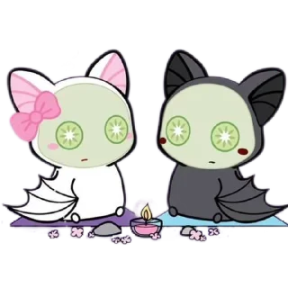 💤 emoji @sexreligionsex ^^cuddly bats Telegram sticker 13 of 20