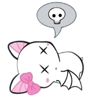 💀 emoji @sexreligionsex ^^cuddly bats Telegram sticker 7 of 20