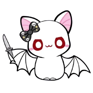 🔪 emoji @sexreligionsex ^^cuddly bats Telegram sticker 3 of 20