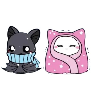 🥶 emoji @sexreligionsex ^^cuddly bats Telegram sticker 10 of 20