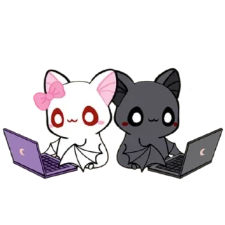 🎰 emoji @sexreligionsex ^^cuddly bats Telegram sticker 6 of 20