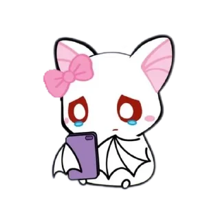 😢 emoji @sexreligionsex ^^cuddly bats Telegram sticker 16 of 20