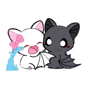 😭 emoji @sexreligionsex ^^cuddly bats Telegram sticker 12 of 20