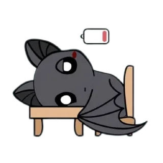 😑 emoji @sexreligionsex ^^cuddly bats Telegram sticker 19 of 20