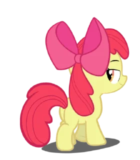 Sticker from Apple Bloom | @MyLittlePony_bots