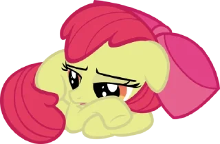 Sticker from Apple Bloom | @MyLittlePony_bots