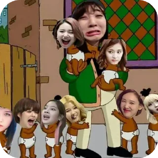 😭 emoji Twice Telegram sticker 5 of 56