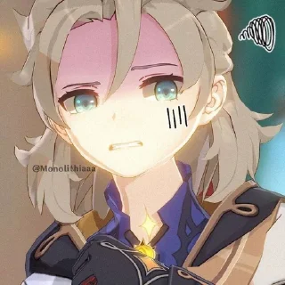 😰 emoji Альбедо🥵🥵🧪 Telegram sticker 13 of 25