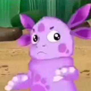 😤 emoji цв Лунтик Telegram sticker 5 of 7