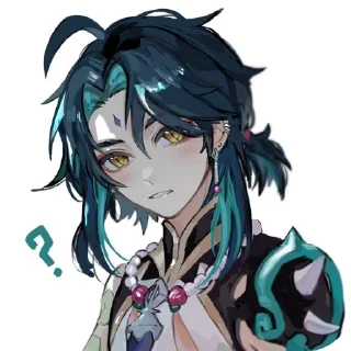 💇 emoji Xiao Telegram sticker 23 of 37