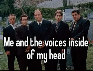 Sticker from sopranos gang