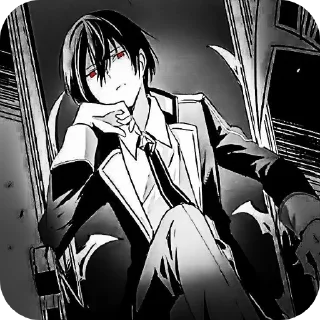 👍 emoji Cid Kagenou manga | @I_AM_AT0M1C Telegram sticker 17 of 110